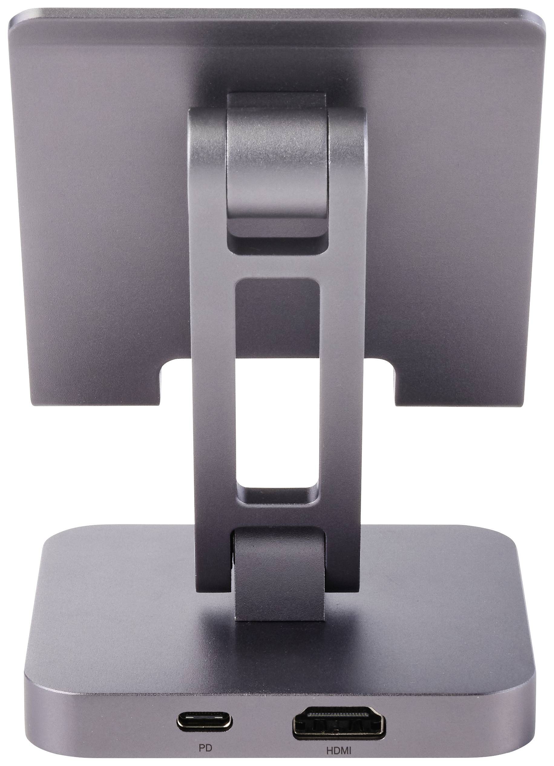 Renkforce USB-C® Tablet Dockingstation + Ständer Passend für (Details): Android Tablets & Smartphones, iPads, iPhone 15, Surface