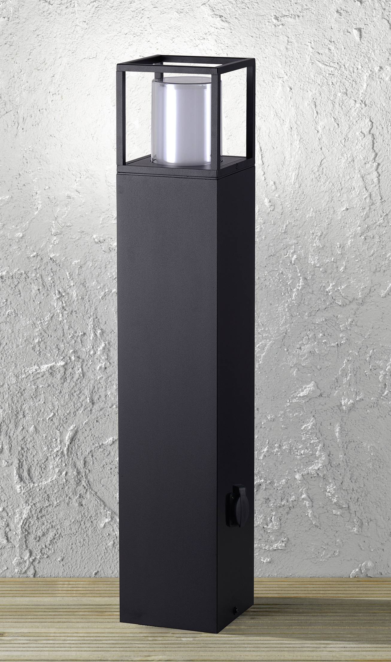 WOFI Outdoor line Filia 1flg. 12234 LED-Außenstandleuchte 8.5 W Schwarz