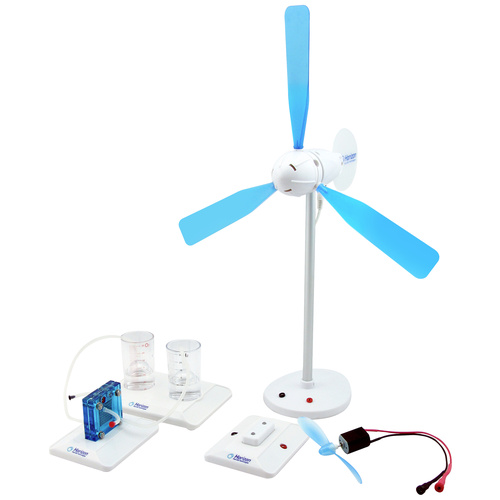 Horizon Educational FCJJ-56 Wind to Hydrogen Science Kit Brennstoffzelle, Windenergie Experimentier