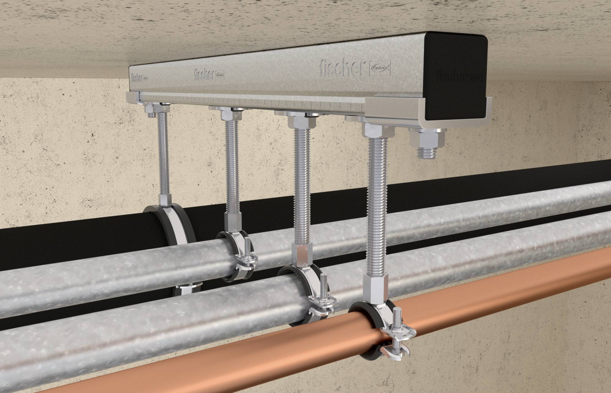 Fischer 562357 Rohrschelle Gelenkrohrschelle 10St.