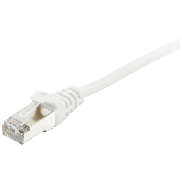 Equip 605514 RJ45 Netzwerkkabel, Patchkabel CAT 6 S/FTP 5.00 m Weiß vergoldete Steckkontakte 1 St.