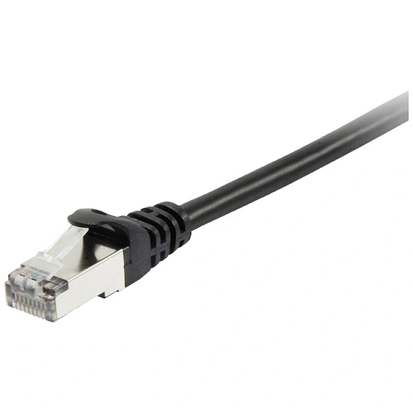 Equip 605595 RJ45 Netzwerkkabel, Patchkabel CAT 6 S/FTP 7.50 m Schwarz vergoldete Steckkontakte 1 St. Equip 605595 RJ45 Netzwerkkabel, Patchkabel CAT 6 S/FTP 7.50 m Schwarz vergoldete Steckkontakte 1 St.