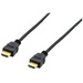 Equip HDMI Anschlusskabel HDMI-A Stecker 3.00 m Schwarz 119351 vergoldete Steckkontakte HDMI-Kabel