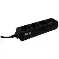 Equip 333281 Steckdosenleiste Schwarz 1St. Equip 333281 Steckdosenleiste Schwarz 1St.