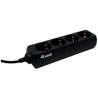 Equip 333281 Steckdosenleiste Schwarz 1St. Equip 333281 Steckdosenleiste Schwarz 1St.