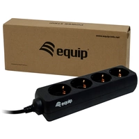 Equip 333281 Steckdosenleiste Schwarz 1St. Equip 333281 Steckdosenleiste Schwarz 1St.
