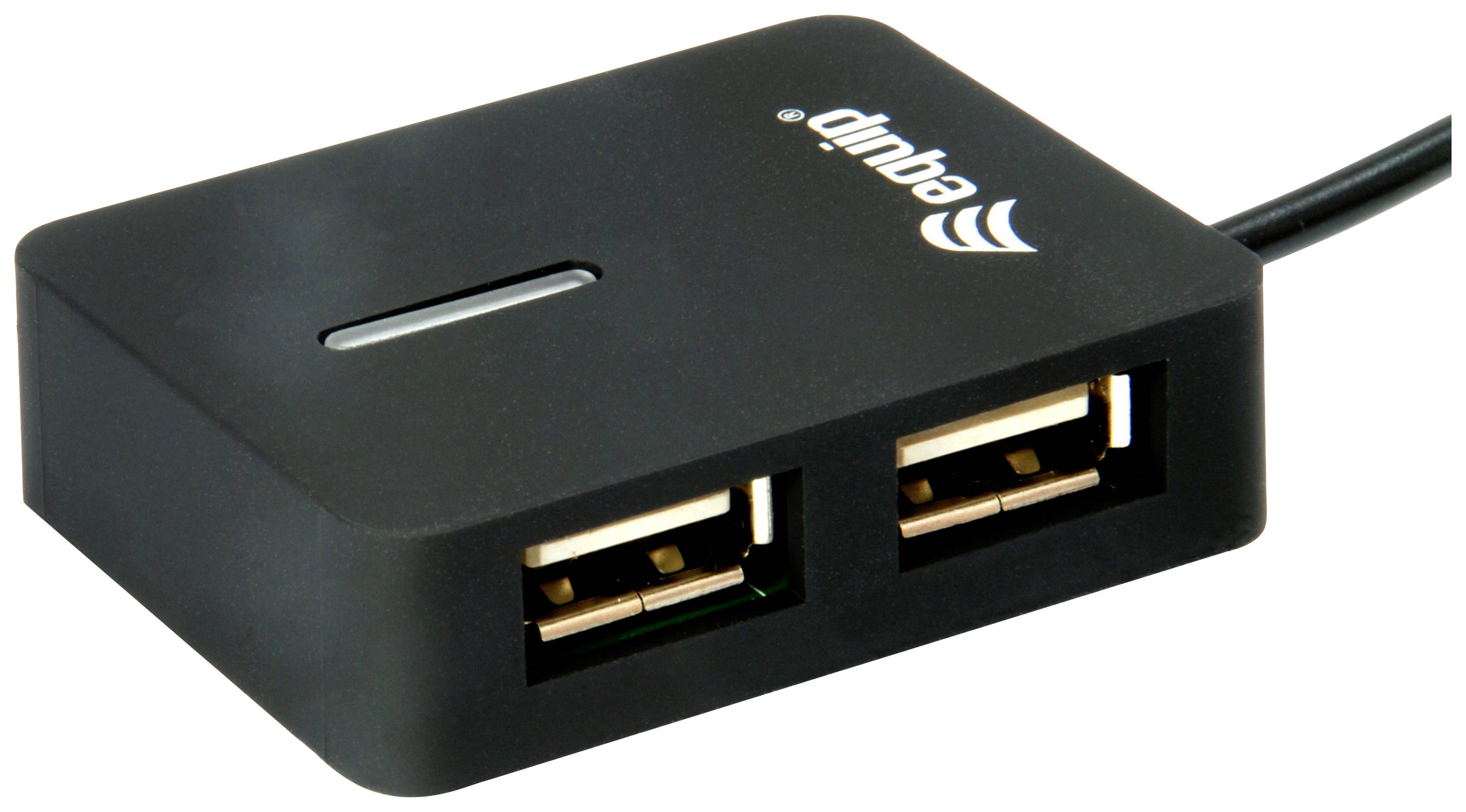 Equip 2 Port USB 2.0-Hub Schwarz