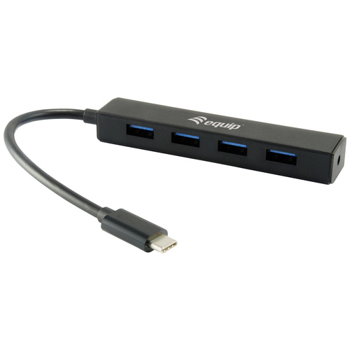 Equip 4 Port USB-C® (USB 3.2 Gen 2) Multiport Hub Schwarz