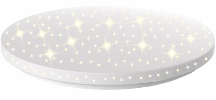 Blulaxa 49144 Aina-L Stars LED-Deckenleuchte, LED-Wandleuchte LED LED fest eingebaut 24W Weiß