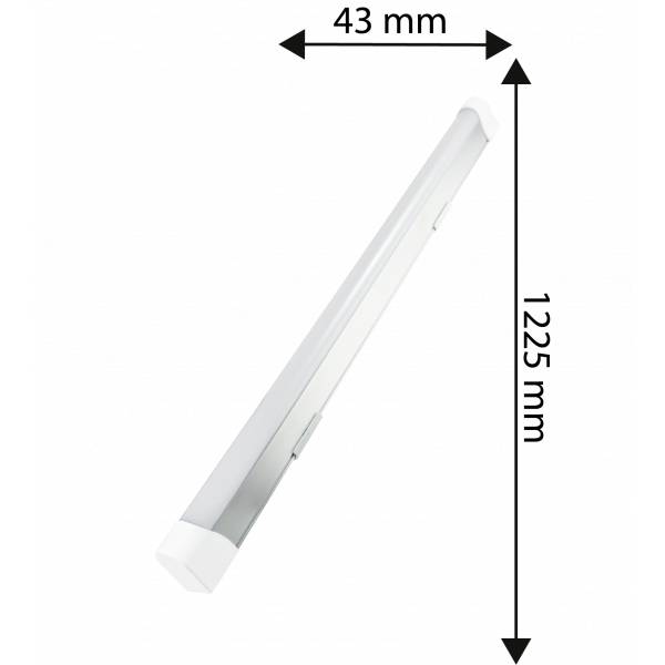 Blulaxa 48960 LED-Deckenleuchte LED LED fest eingebaut 18W Weiß