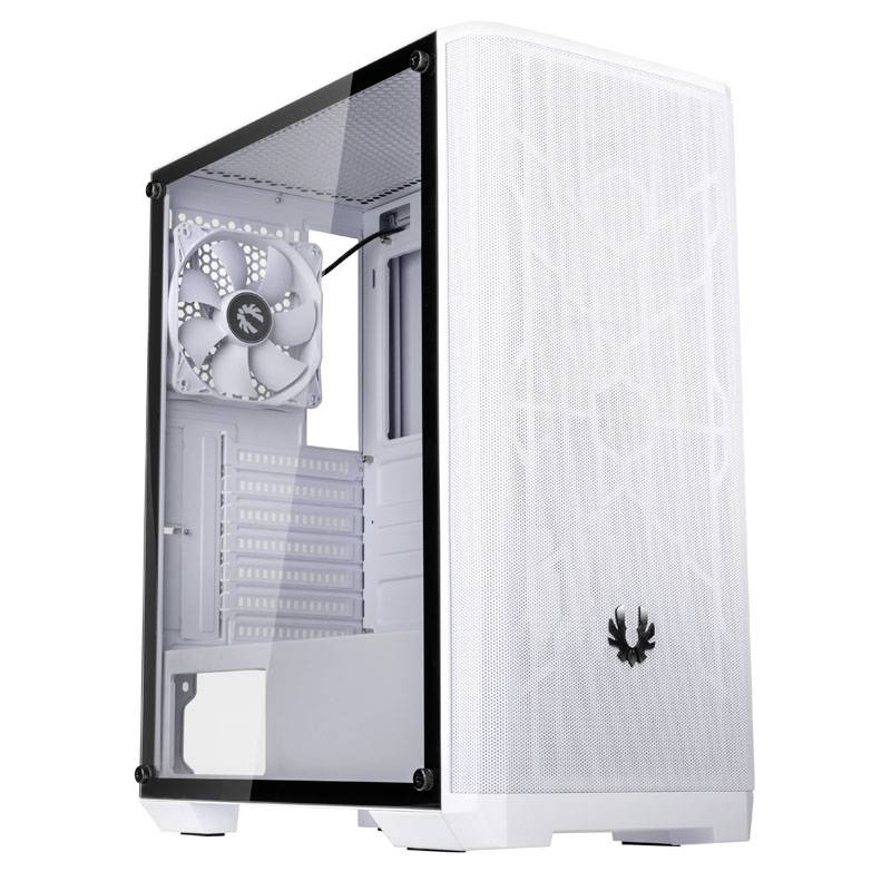 Bitfenix Nova Mesh SE Midi-Tower Gaming-Gehäuse, Gehäuse Weiß