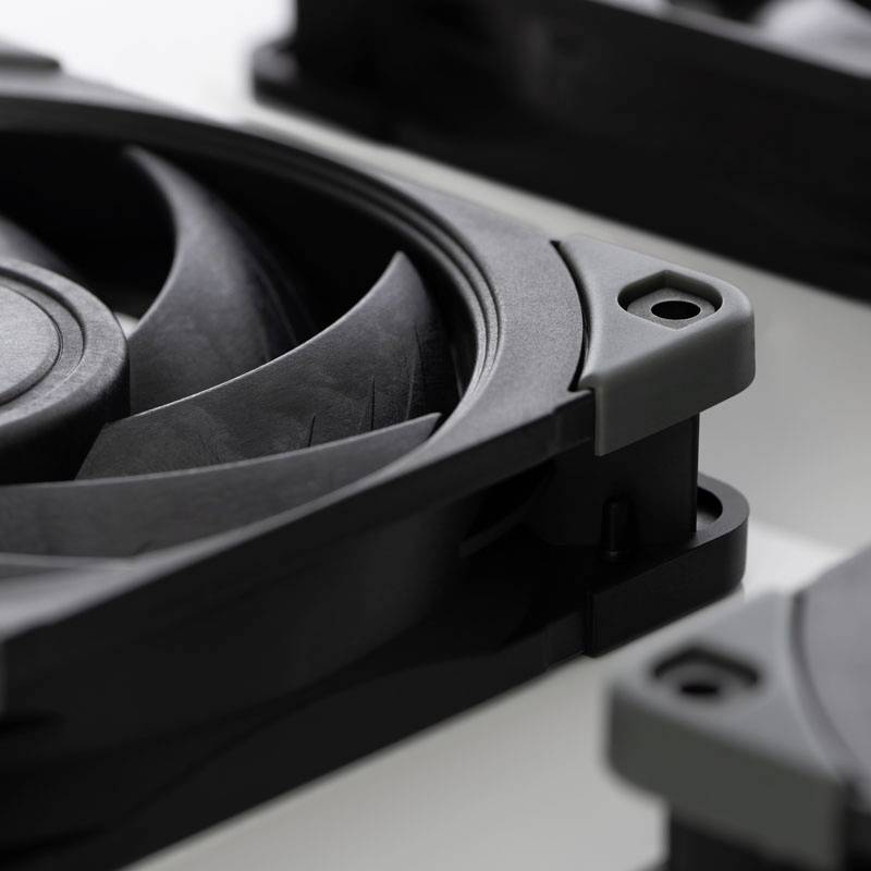 Noctua NF-A12X25 PWM chromax.black.swap PC-Gehäuse-Lüfter Schwarz (B x H x T) 120 x 25 x 120 mm