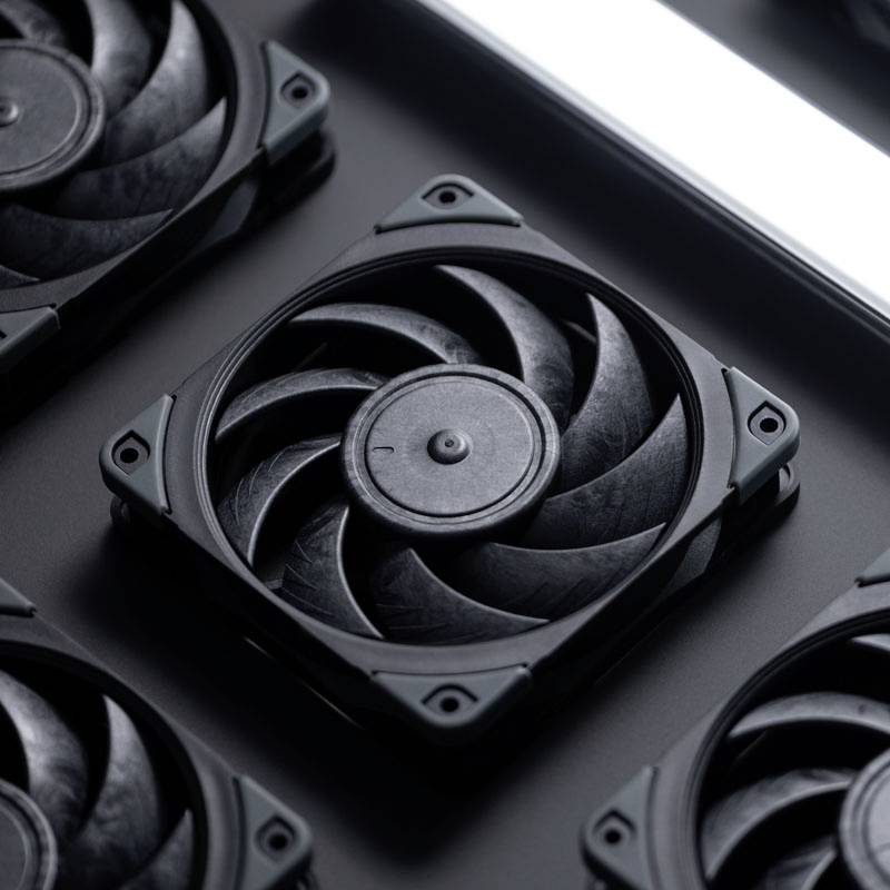 Noctua NF-A12X25 PWM chromax.black.swap PC-Gehäuse-Lüfter Schwarz (B x H x T) 120 x 25 x 120 mm