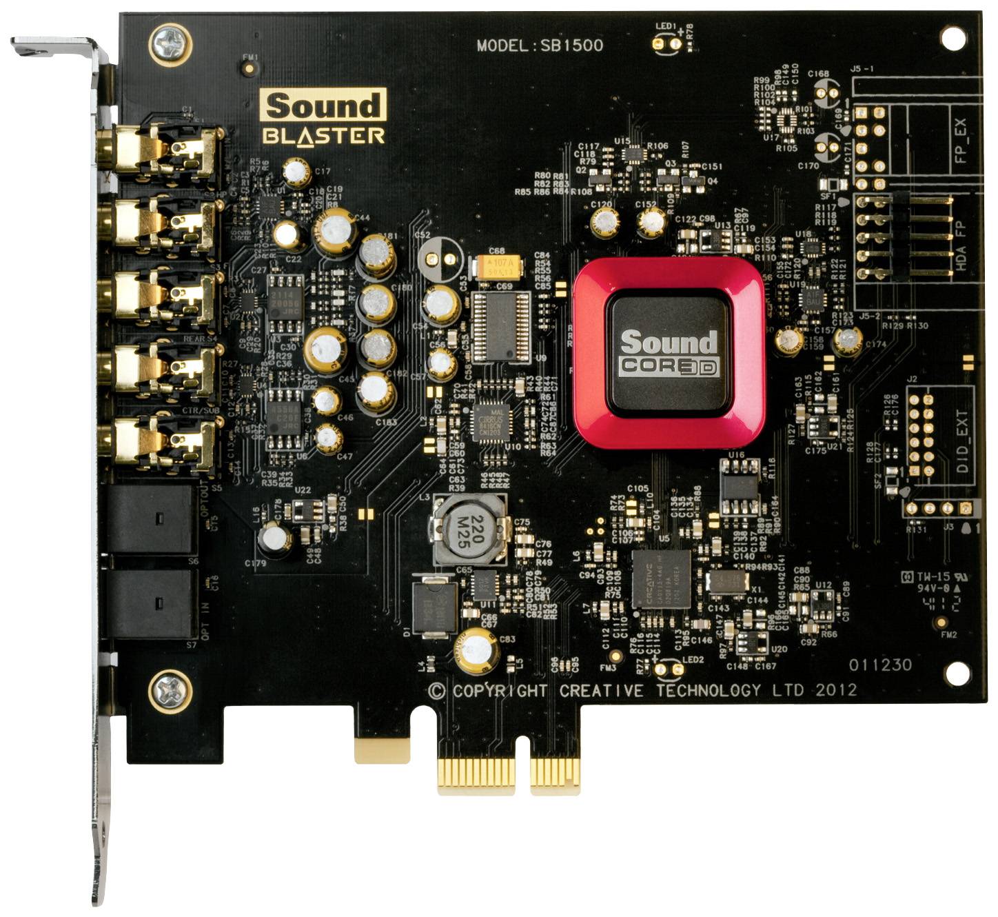 Creative Sound Blaster Z SE 5.1 Soundkarte, Intern PCIe x1