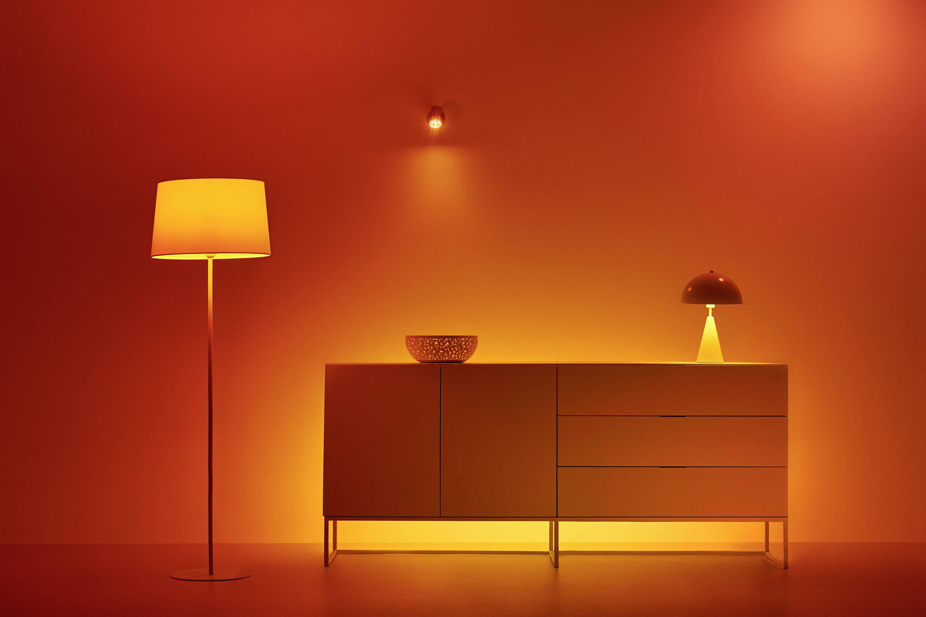 WiZ 8719514554634 LED EEK E (A - G) E27 Globeform 19 W = 150 W RGBW (Ø x L) 60 mm x 110 mm dimmbar, app-gesteuert 1 St.