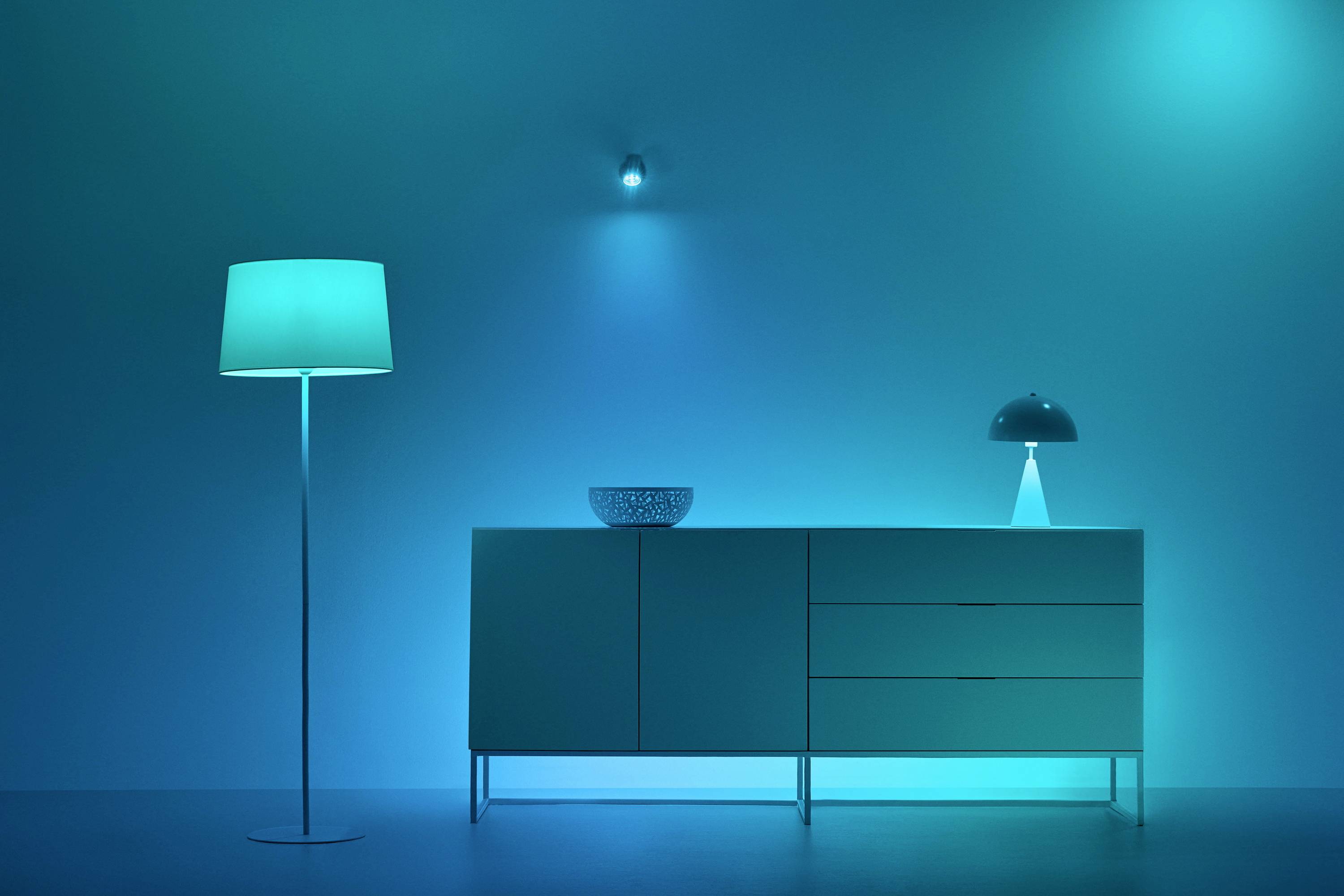 WiZ 8719514554634 LED EEK E (A - G) E27 Globeform 19 W = 150 W RGBW (Ø x L) 60 mm x 110 mm dimmbar, app-gesteuert 1 St.