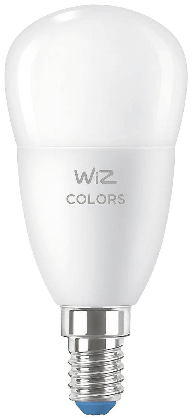 WiZ 8719514554658 LED EEK F (A - G) E14 Tropfenform 5 W = 40 W RGBW dimmbar, app-gesteuert 1 St.