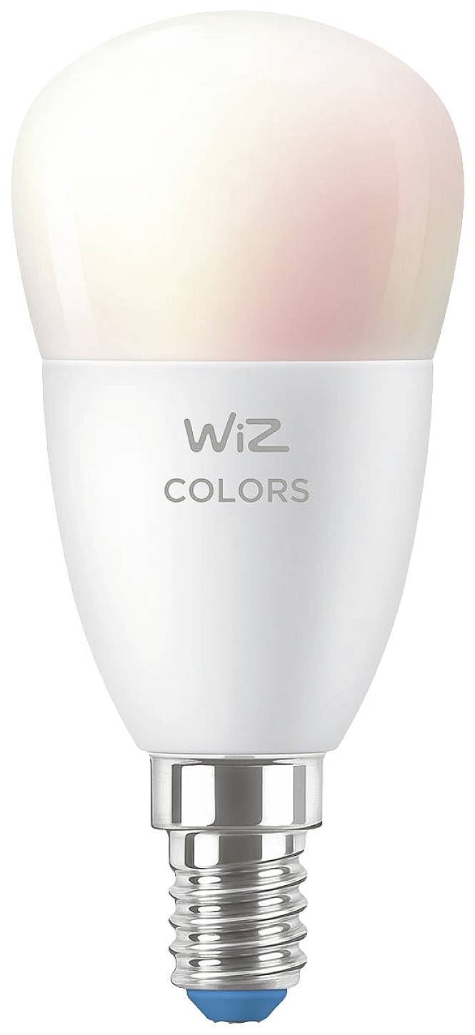 WiZ 8719514554658 LED EEK F (A - G) E14 Tropfenform 5 W = 40 W RGBW dimmbar, app-gesteuert 1 St.