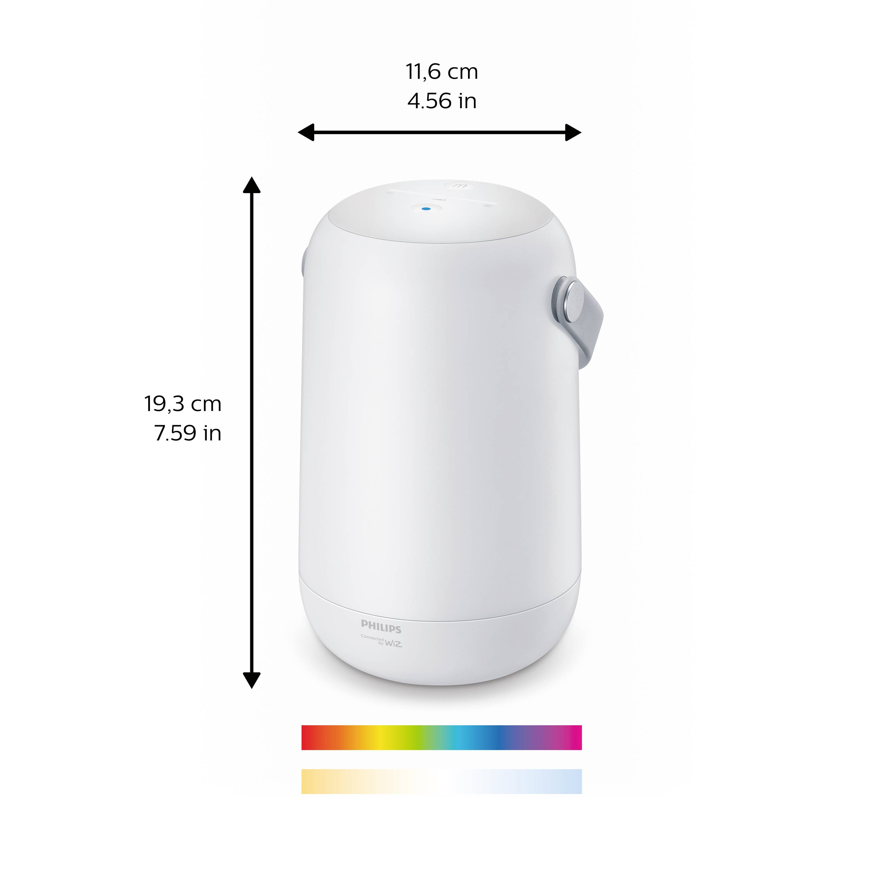 WiZ Wi-Fi BLE Mobile Portable Light EU 8719514554412 Akku-Tischlampe LED 13.5 W Weiß