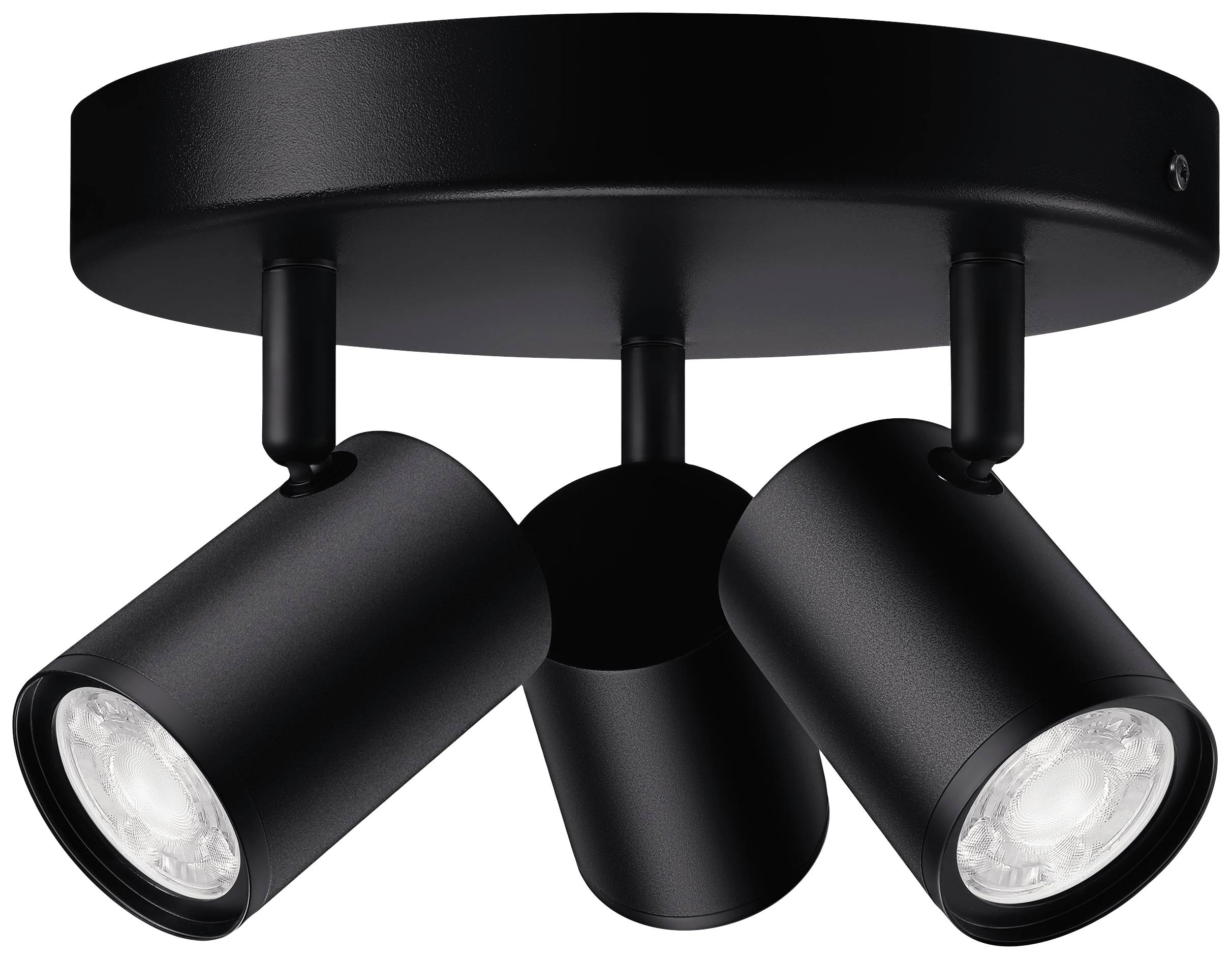 WiZ 8719514554535 IMAGEO WiZ Spots 3x5W B 22-65K RGB RD LED-Deckenleuchte GU10 15 W Schwarz