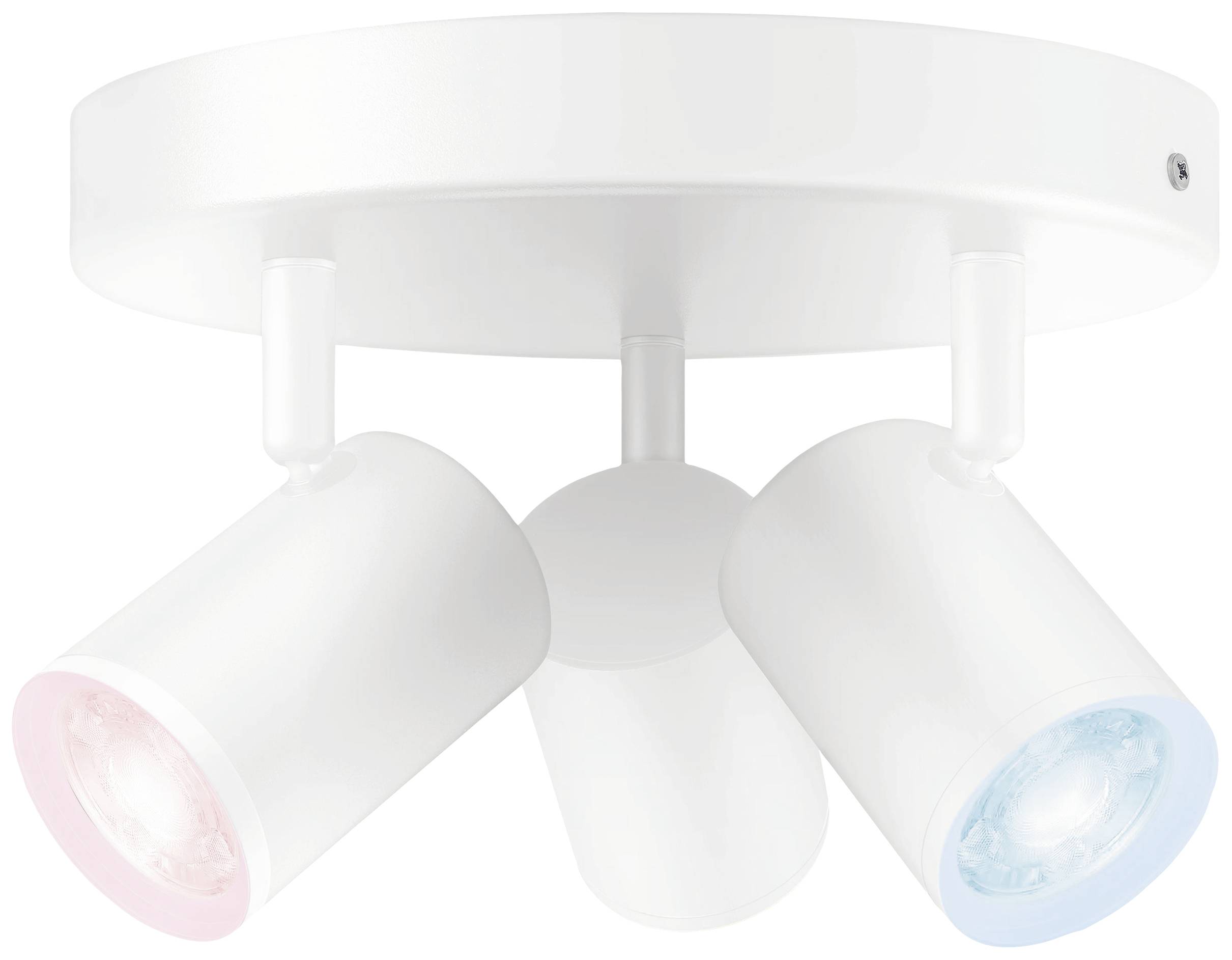 WiZ 8719514554511 IMAGEO Spots 3x5W W 22-65K RGB RD LED-Deckenleuchte EEK: F (A - G) 15W Weiß