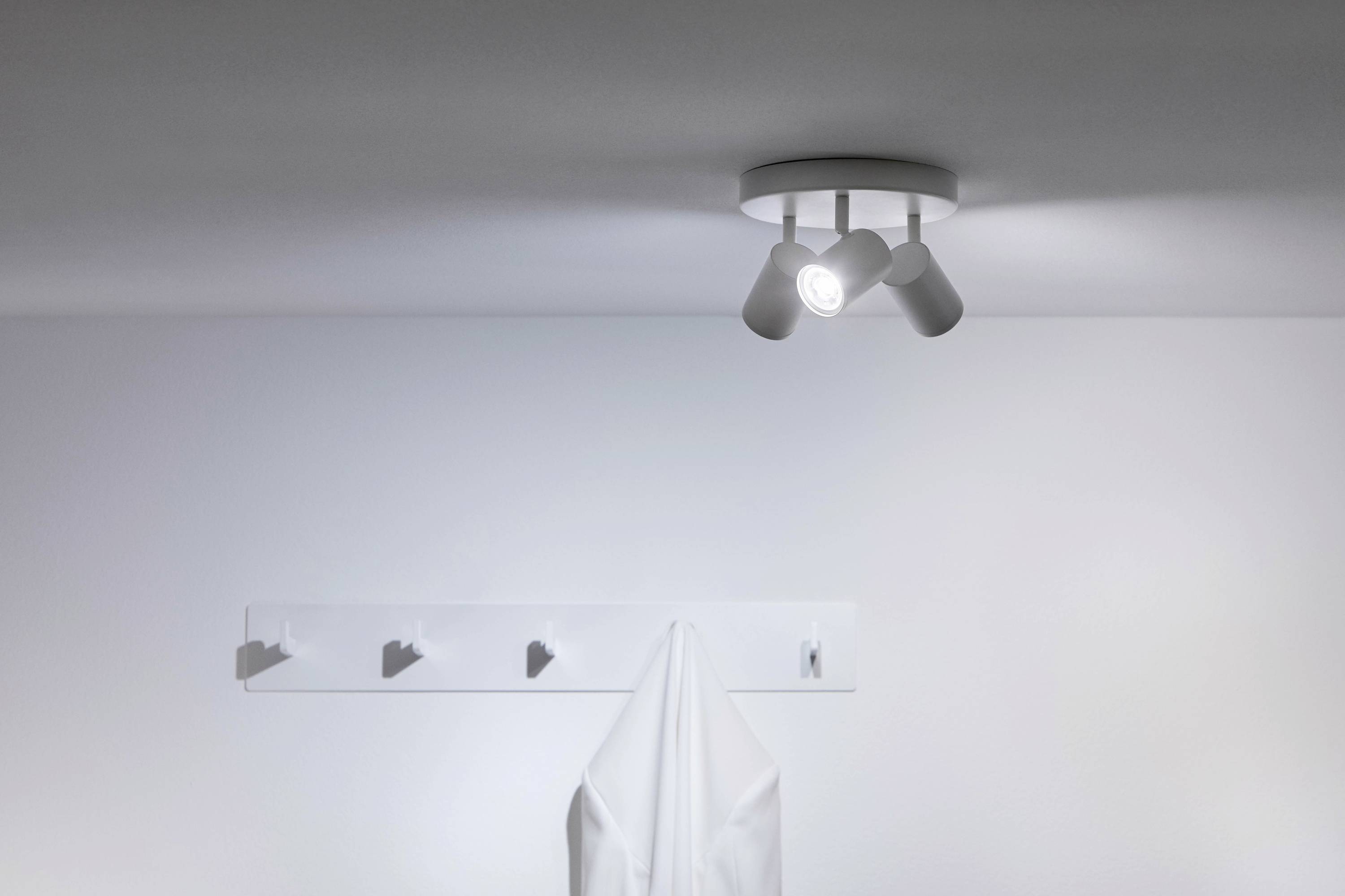 WiZ 8719514554511 IMAGEO Spots 3x5W W 22-65K RGB RD LED-Deckenleuchte EEK: F (A - G) 15W Weiß