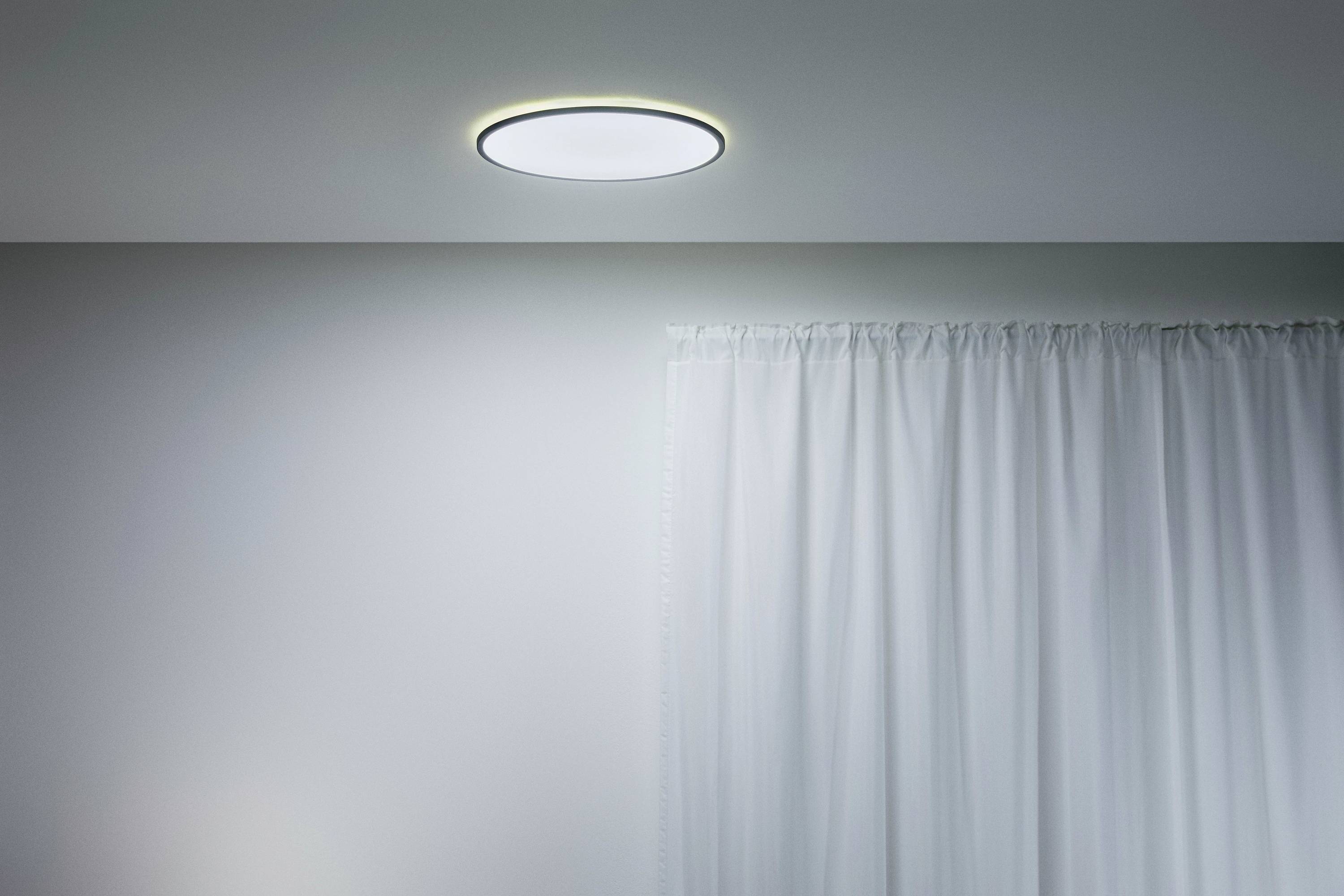 WiZ 8719514554955 SuperSlim Ceiling 22W B RD 27-65K TW LED-Deckenleuchte 22W Schwarz