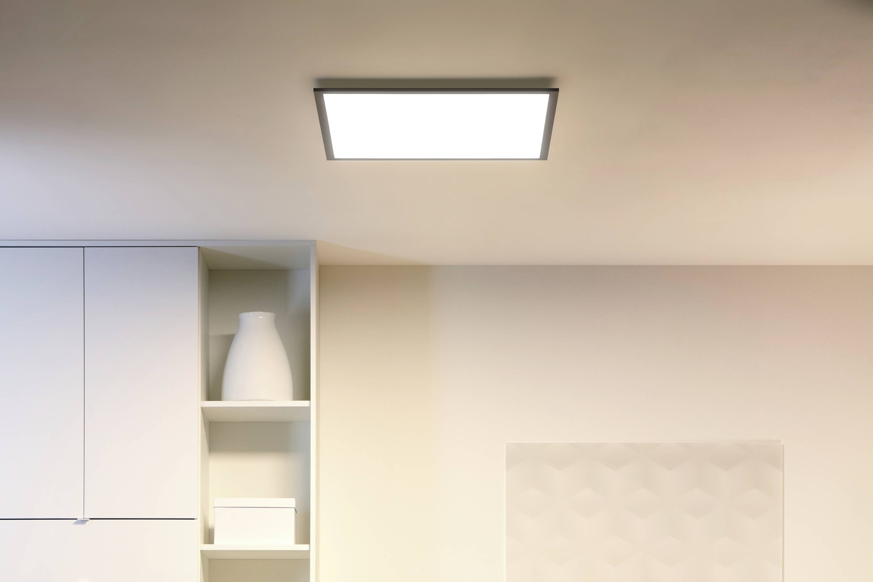 WiZ 8719514554870 Panel WiZ Ceiling SQ 36W Black 27-65K TW LED-Deckenleuchte 36 W Schwarz