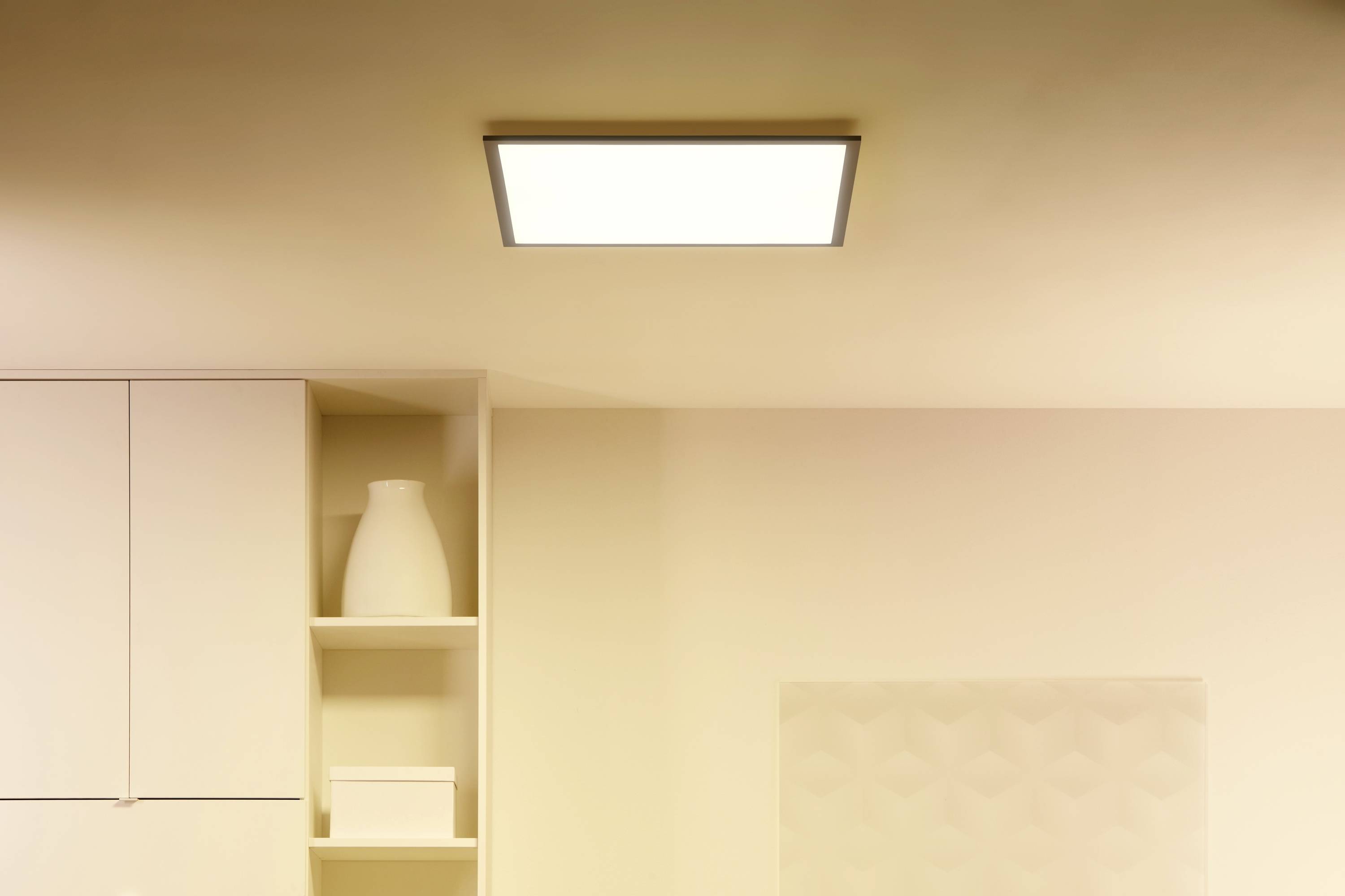 WiZ 8719514554870 Panel WiZ Ceiling SQ 36W Black 27-65K TW LED-Deckenleuchte 36 W Schwarz