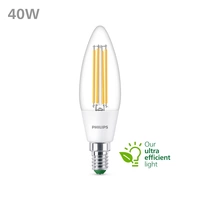 Philips LED 8719514435759 LED EEK A (A - G) E14 Kerzenform 2.3W = 40W Warmweiß (Ø x L) 40mm x 125mm 1St. Philips LED 8719514435759 LED EEK A (A - G) E14 Kerzenform 2.3W = 40W Warmweiß (Ø x L) 40mm x 125mm 1St.
