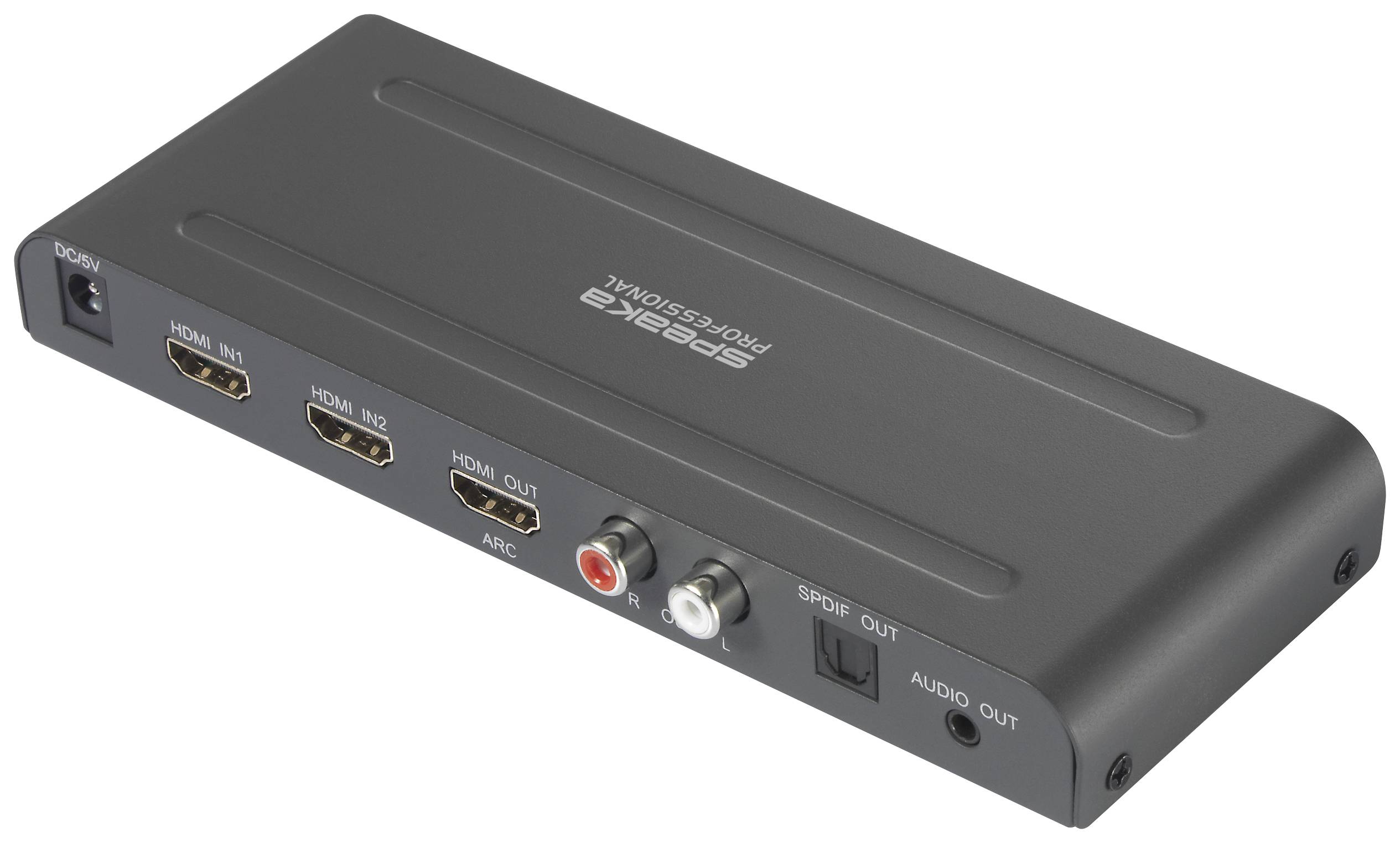 SpeaKa Professional SP-HDA-300 2+1 Port HDMI-Switch UHD 4K @ 60Hz