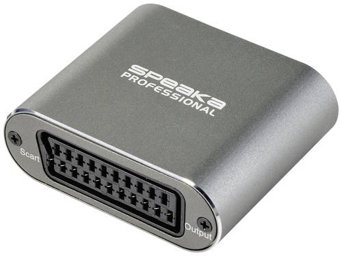 SpeaKa Professional AV, TV, Monitor Konverter SP-HSC-200 [HDMI - SCART] 3840 x 2160 Pixel