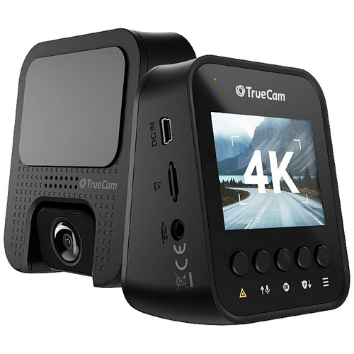 TrueCam H25 Dashcam mit GPS Blickwinkel horizontal max.=50 ° Datenanzeige im Video, G-Sensor, WDR
