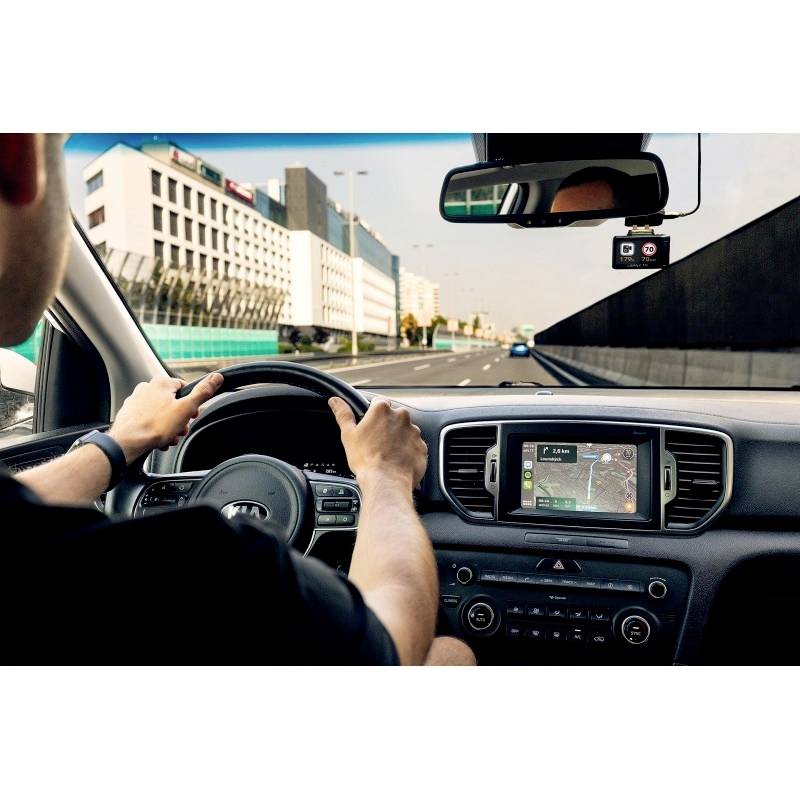 Lamax T10 Dashcam mit GPS Blickwinkel horizontal max.=170 ° Datenanzeige im Video, G-Sensor, WDR, S