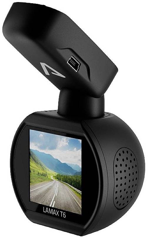Lamax T6 Dashcam mit GPS Blickwinkel horizontal max.=140° Akku, Automatischer Start, Dateischutz, Display, G-Sensor