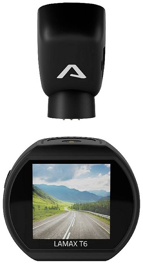 Lamax T6 Dashcam mit GPS Blickwinkel horizontal max.=140° Akku, Automatischer Start, Dateischutz, Display, G-Sensor