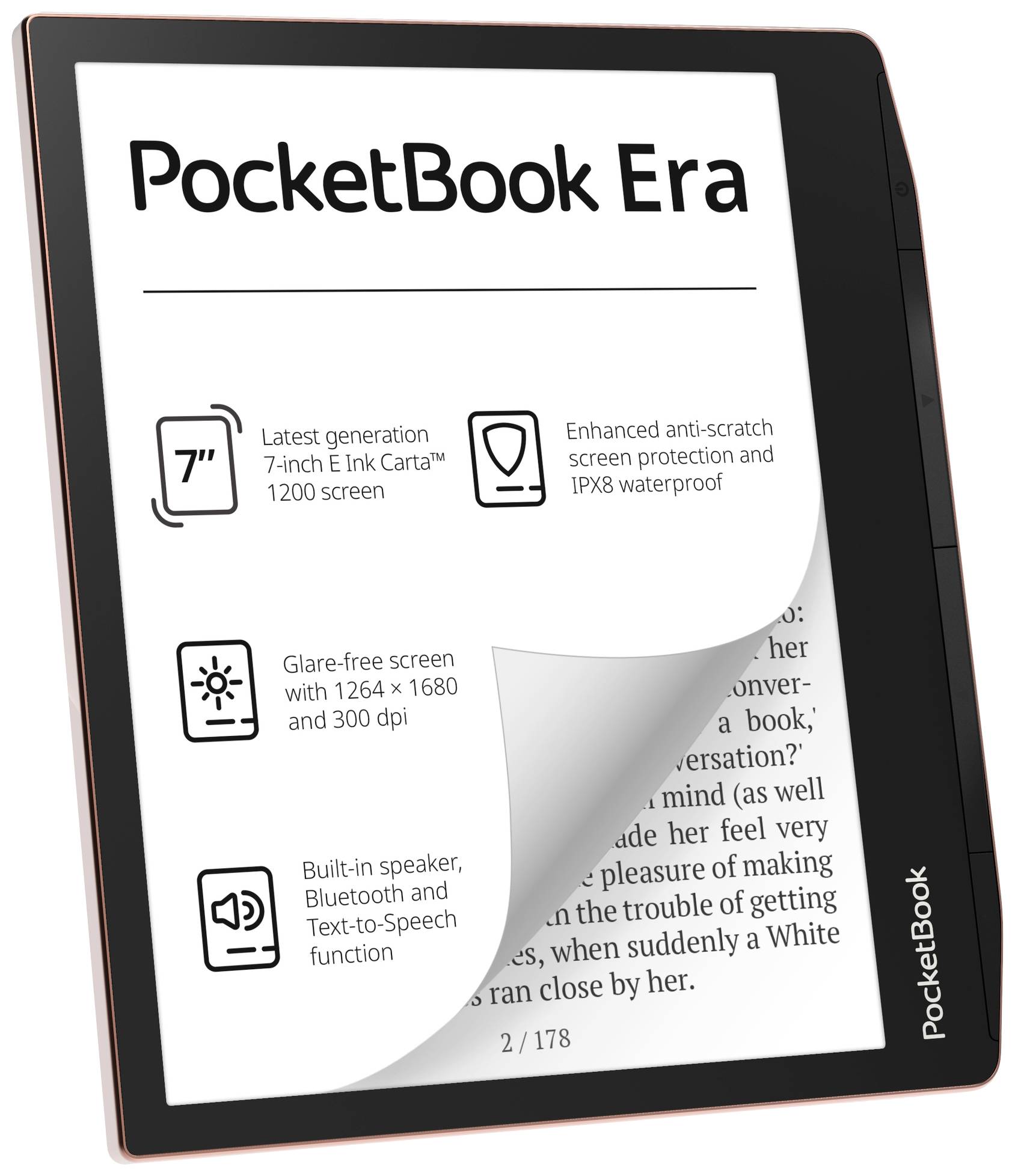 PocketBook Era eBook-Reader 17.8 cm (7 Zoll) Kupfer 64 GB