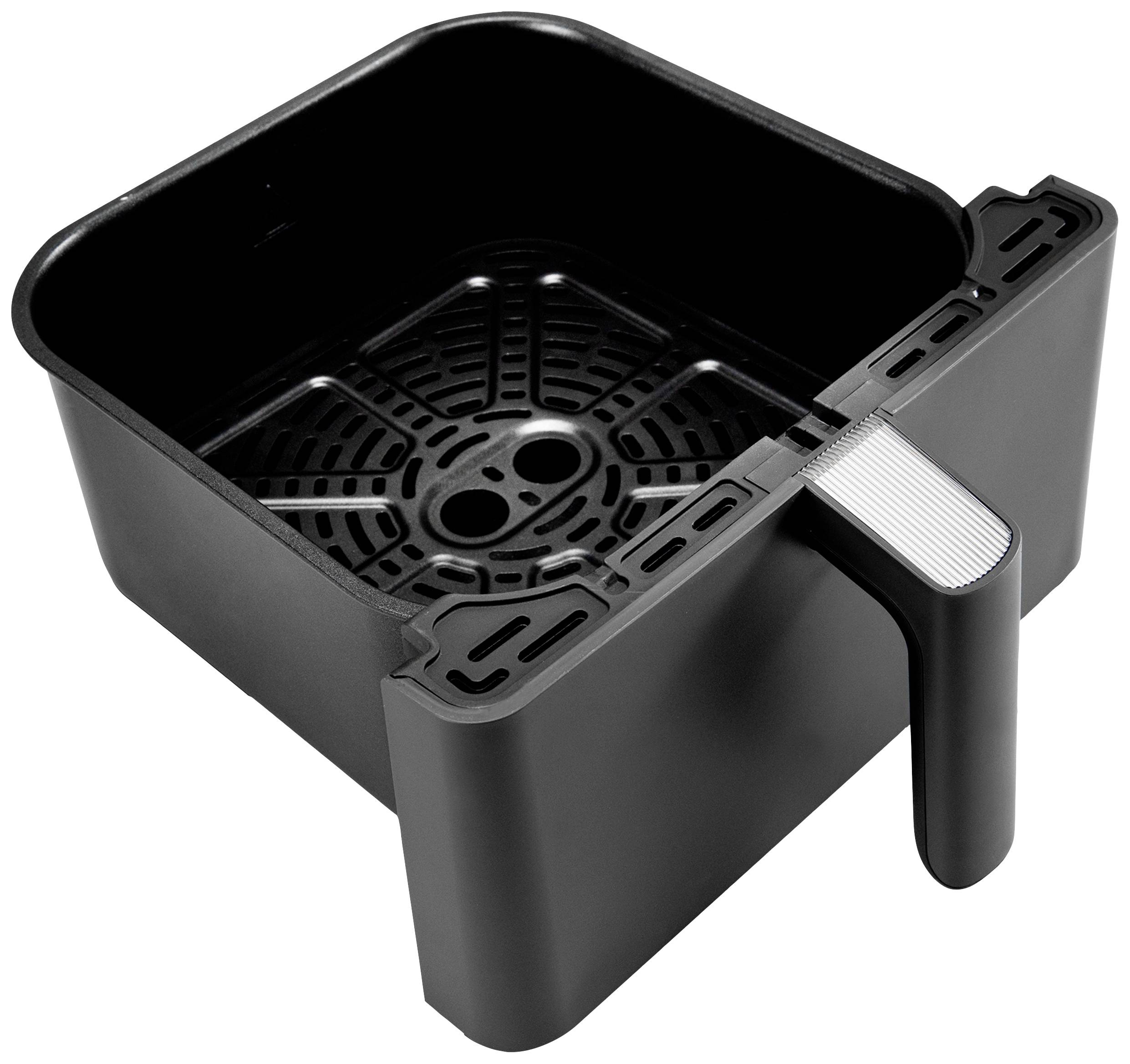 Cosori CAF-P583S-KEUR Heißluft-Fritteuse 6.4 l 1700 W Antihaftbeschichtung, mit Display, Überhitzungsschutz, App steuerbar Schwarz