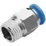 TRU COMPONENTS Gerade-Verbinder PC8-02 Rohr-Ø: 8mm Gewinde-Maß: R1/4 1St. TRU COMPONENTS Gerade-Verbinder PC8-02 Rohr-Ø: 8mm Gewinde-Maß: R1/4 1St.