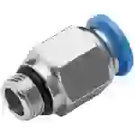 TRU COMPONENTS Gerade-Verbinder PC8-G02 Rohr-Ø: 8mm Gewinde-Maß: G1/4" 1St. TRU COMPONENTS Gerade-Verbinder PC8-G02 Rohr-Ø: 8mm Gewinde-Maß: G1/4" 1St.