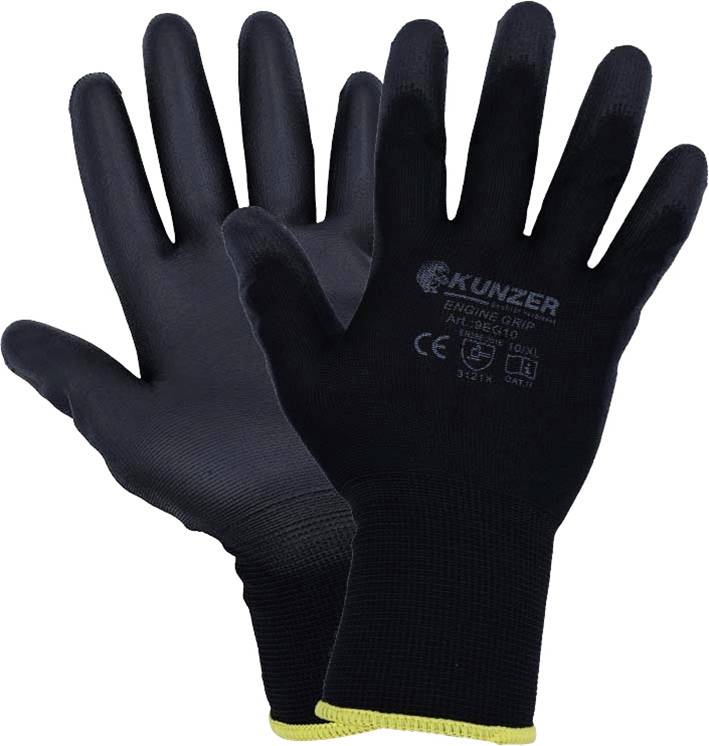 Kunzer 9EG09 Polyurethan Arbeitshandschuh Größe (Handschuhe): 9, L EN 388:2016, EN 420-2003 1 Paar