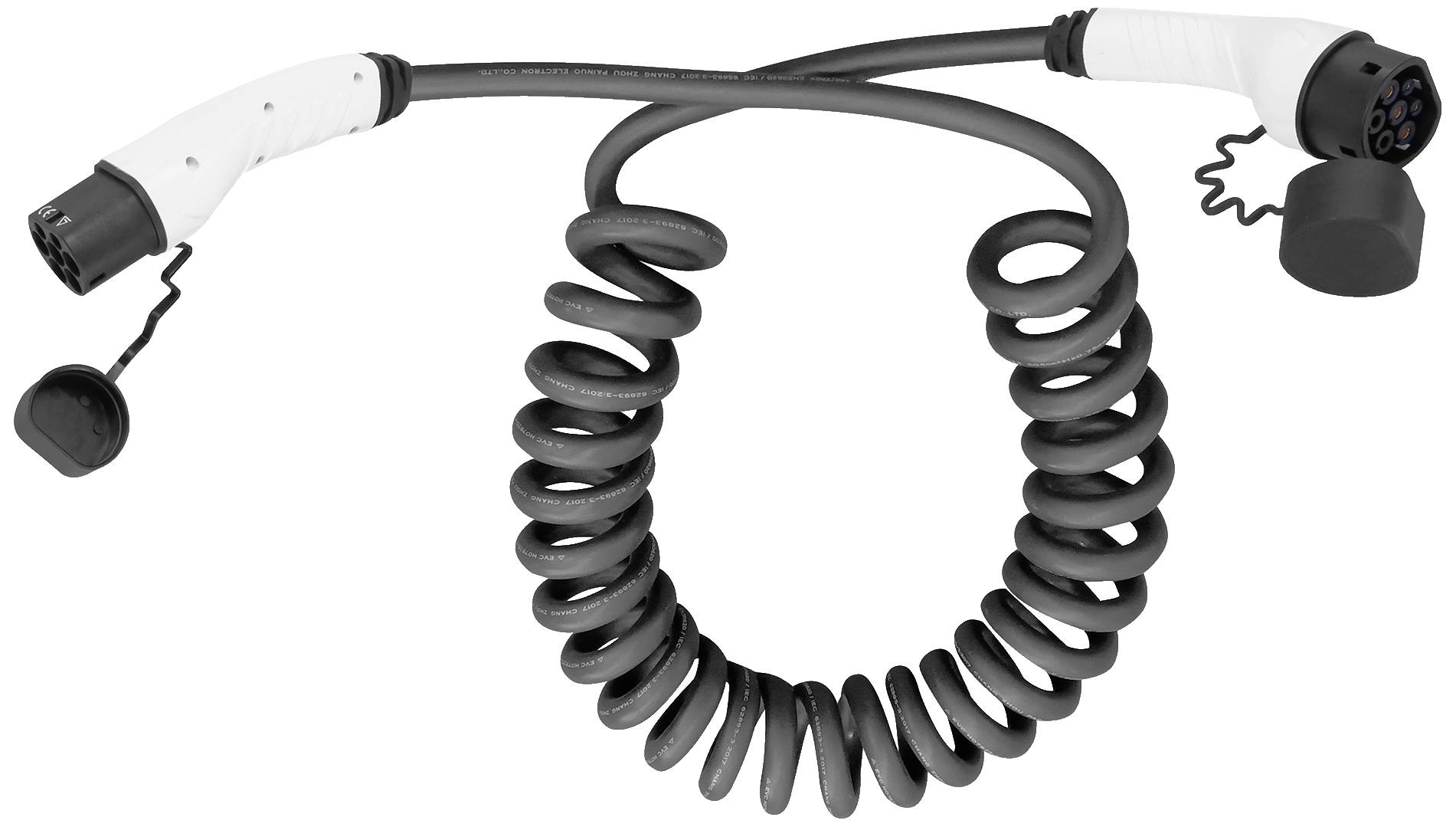 Digitus DK-1P32-S-100 eMobility Ladekabel 10m Spiralkabel