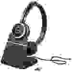 Jabra Evolve 65 Second Edition - MS Teams Telefon On Ear Headset Bluetooth®, Funk Stereo Schwarz Noise Cancelling