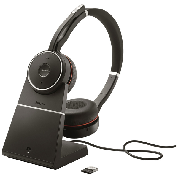 Jabra Evolve 75 Second Edition - UC Telefon On Ear Headset Funk, Bluetooth®, kabelgebunden Stereo S