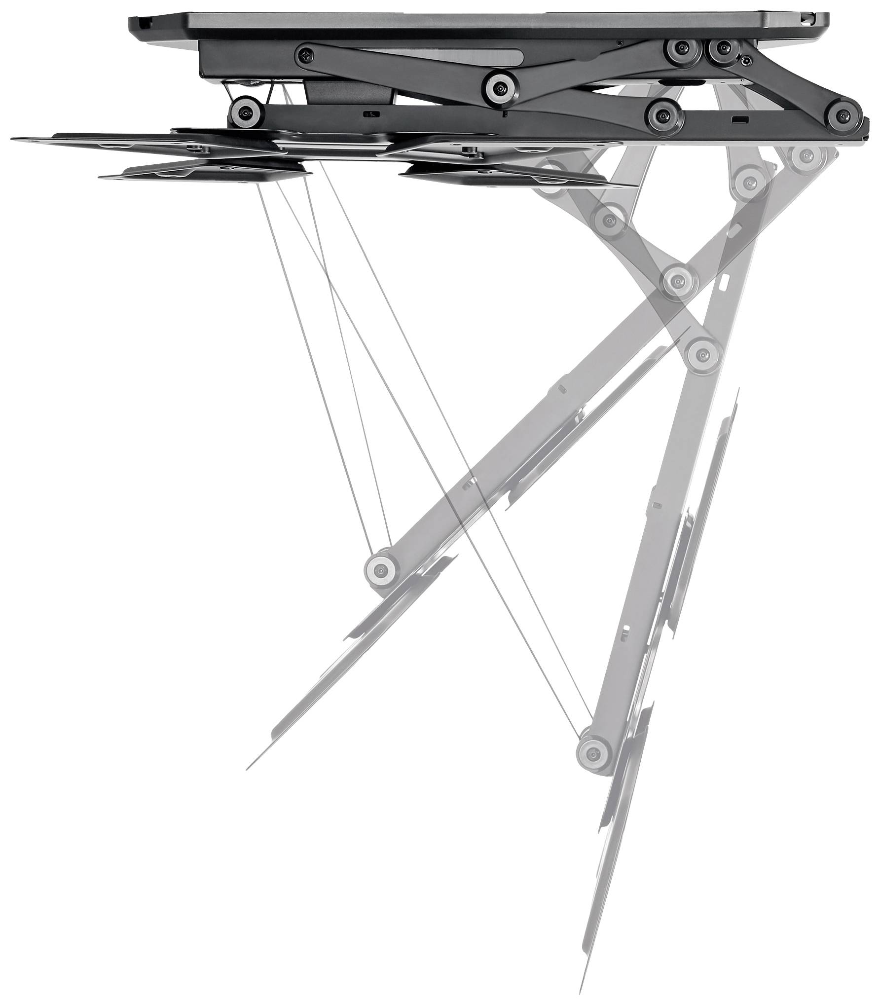 Schwaiger Motion 10 TV-Wandhalterung Mit Fernbedienung, Motorisiert 58,4 cm (23") - 139,7 cm (55") Deckenhalter, Motorisiert, Neigbar+Schwenkbar