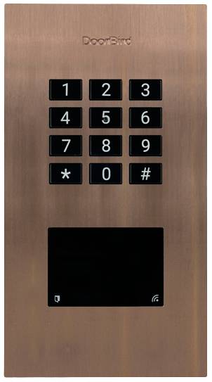 DoorBird 423872073 Code-Tastatur mit RFID Unterputz IP65 mit beleuchteter Tastatur