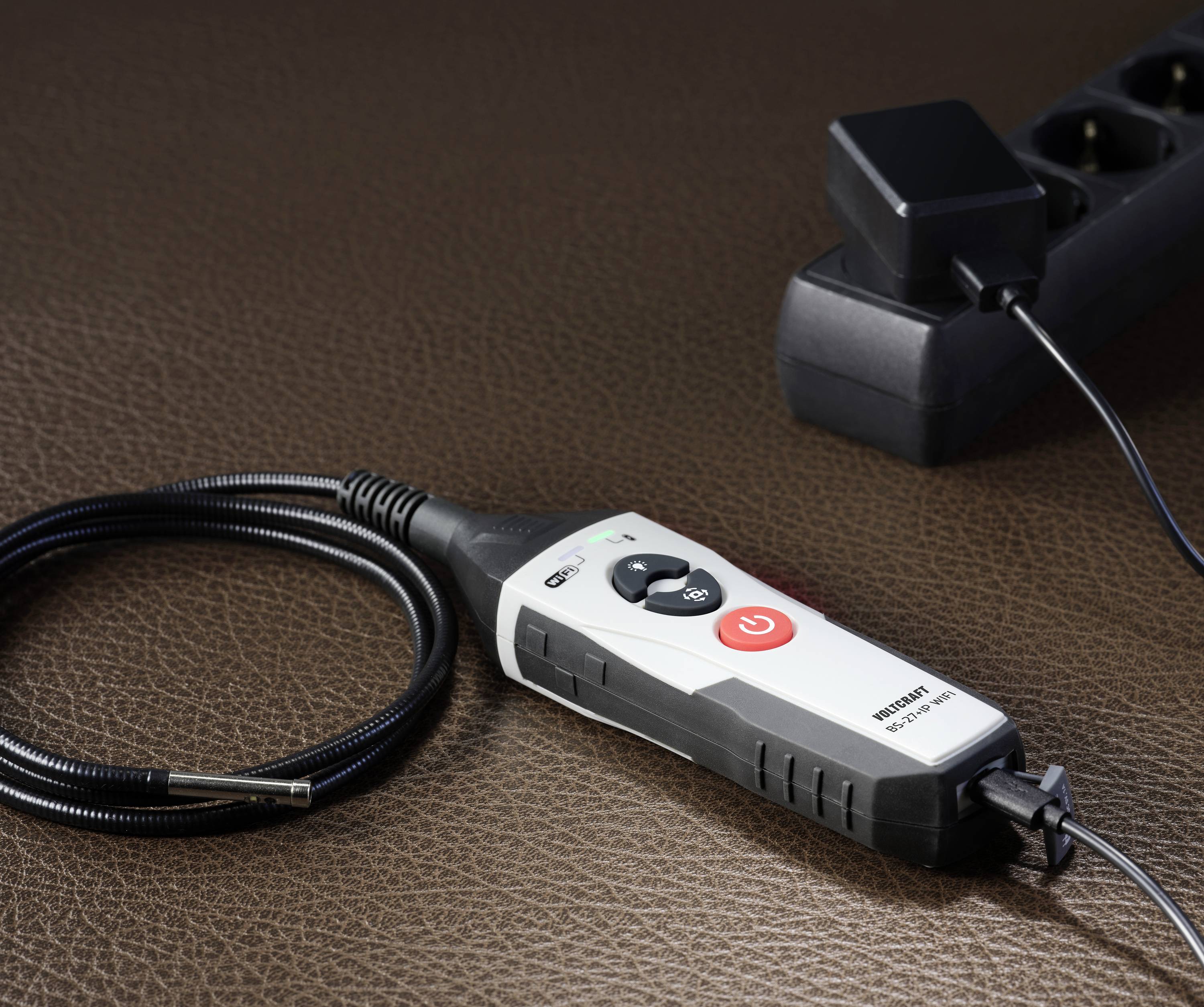 VOLTCRAFT BS-27+IP WIFI Endoskop Sonden-Ø: 5.5 mm Sonden-Länge: 1 m