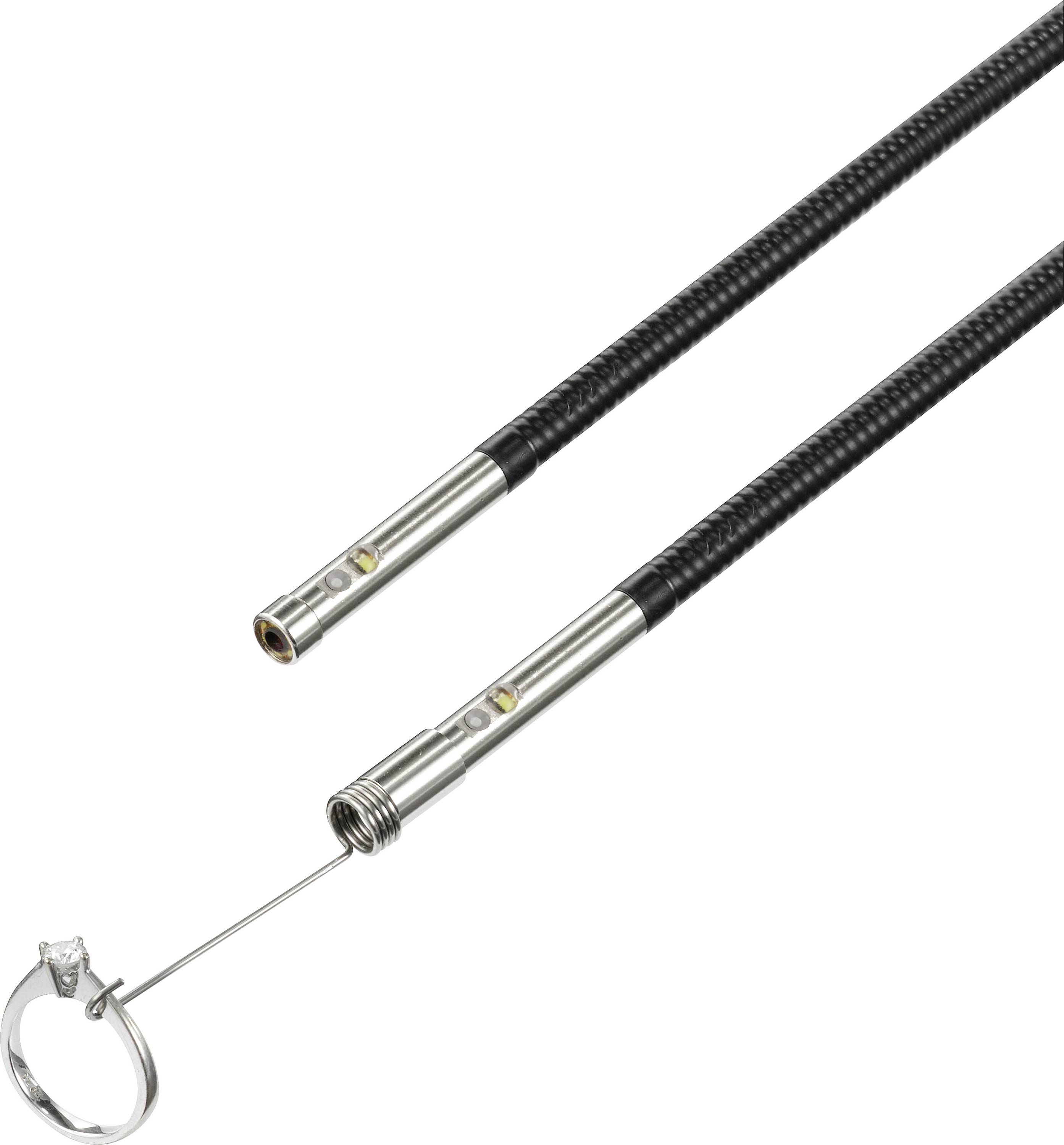 VOLTCRAFT BS-27+IP WIFI Endoskop Sonden-Ø: 5.5 mm Sonden-Länge: 1 m