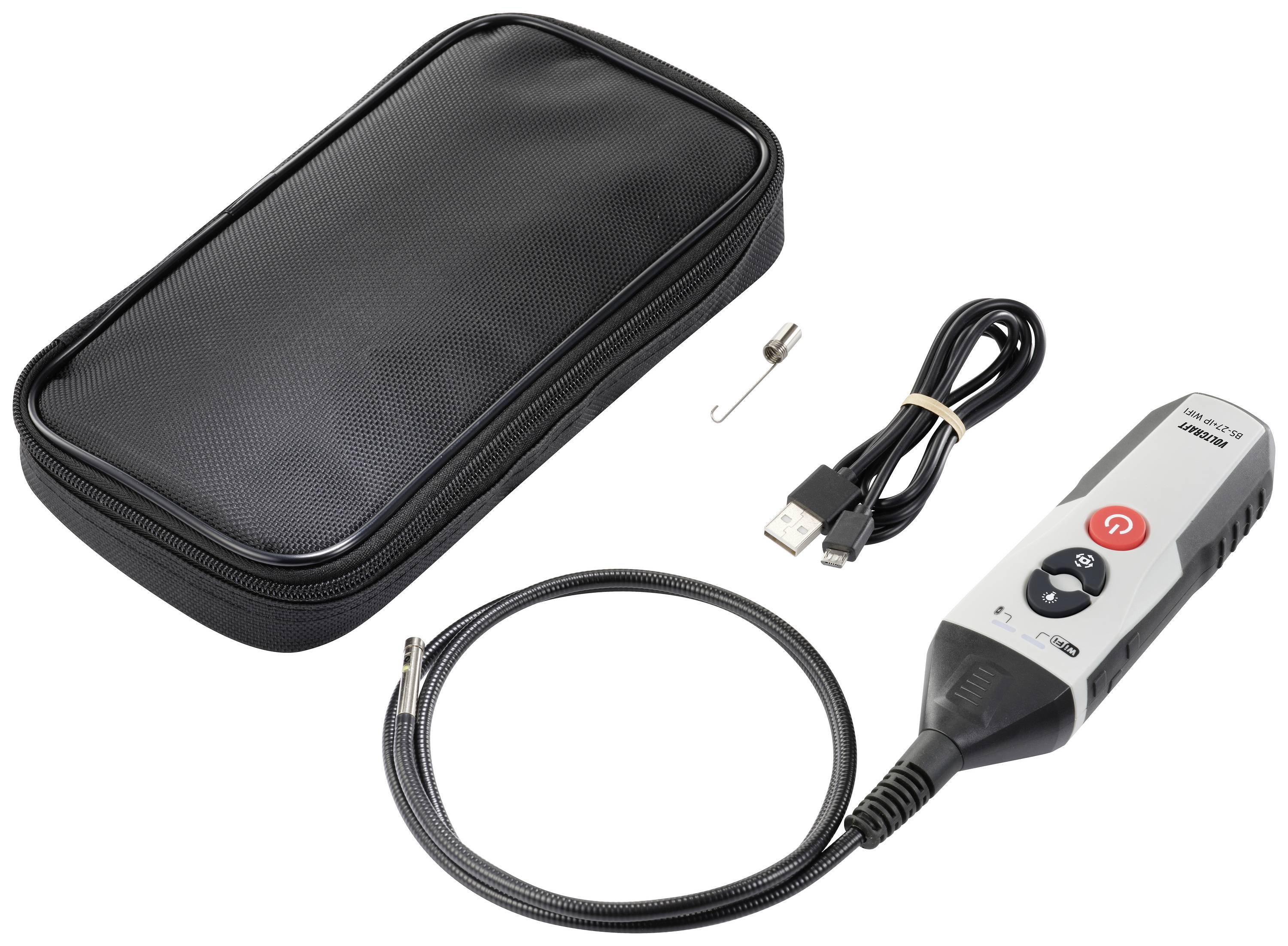 VOLTCRAFT BS-27+IP WIFI Endoskop Sonden-Ø: 5.5 mm Sonden-Länge: 1 m