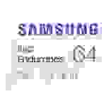 Samsung PRO Endurance microSDXC-Karte 64 GB Class 10, UHS-Class 1 4K-Videounterstützung, inkl. SD-A